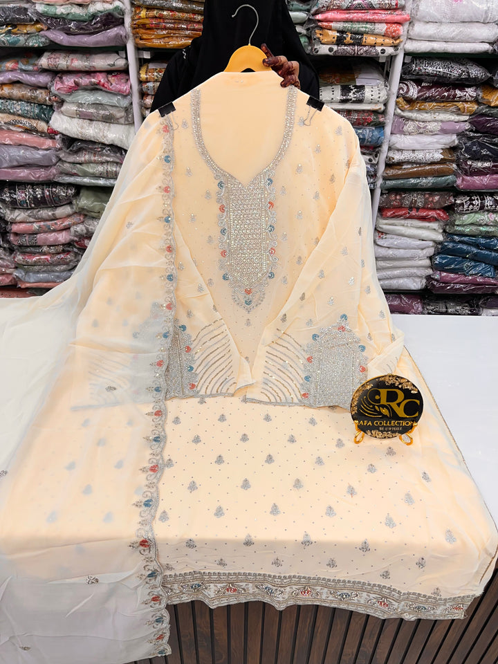 Georgette unstitched suits 1828516