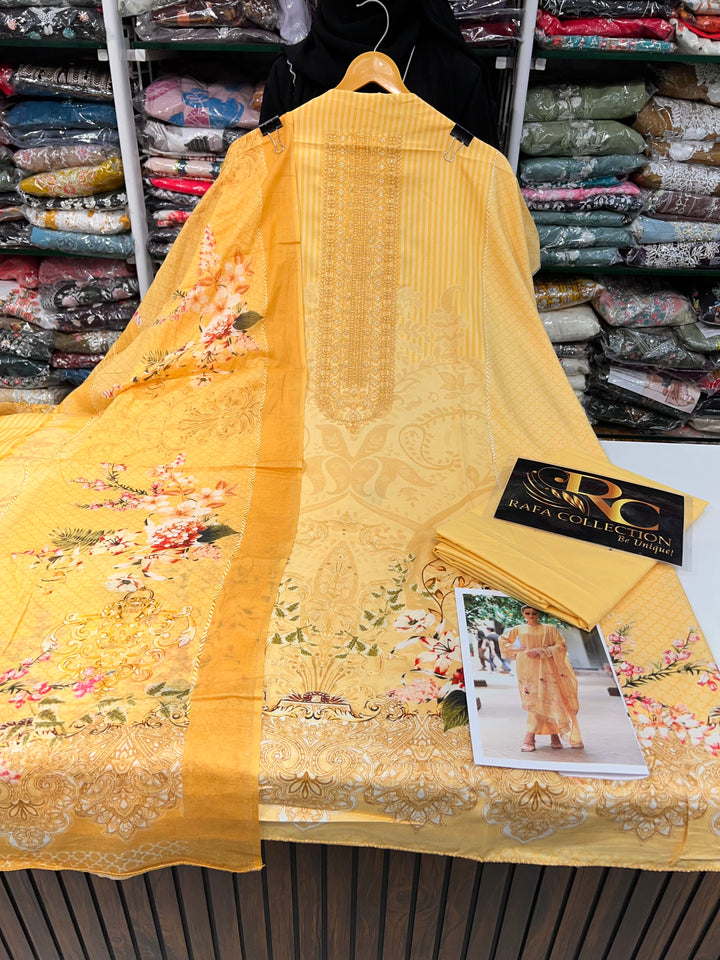 Lawn unstitch suits Nizaam 33977