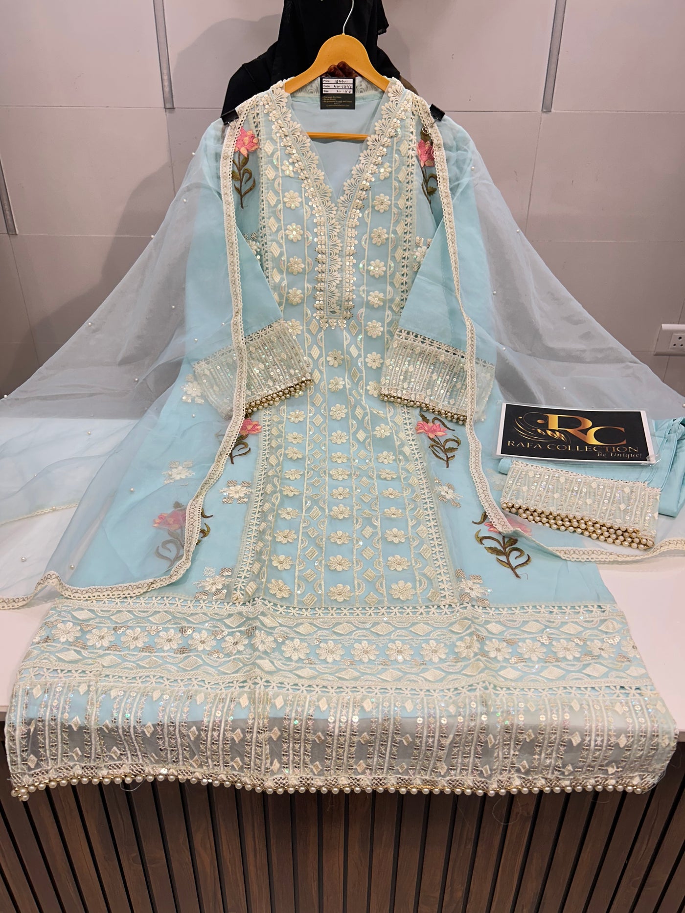 Organza Handwork Suit 1442