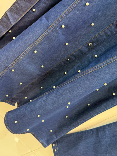 Denim long Co-ord sets 2344
