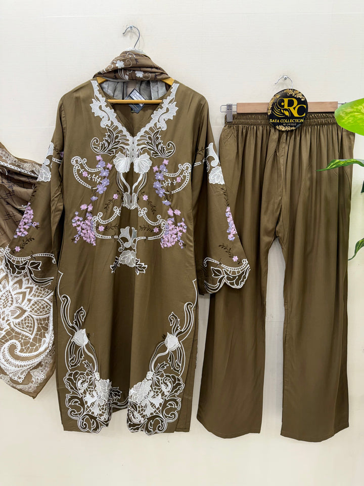 Pakistani embroidered suit