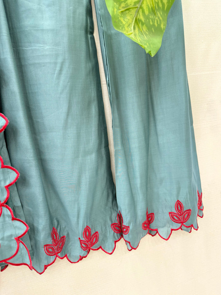 Bow Embroidered Suits