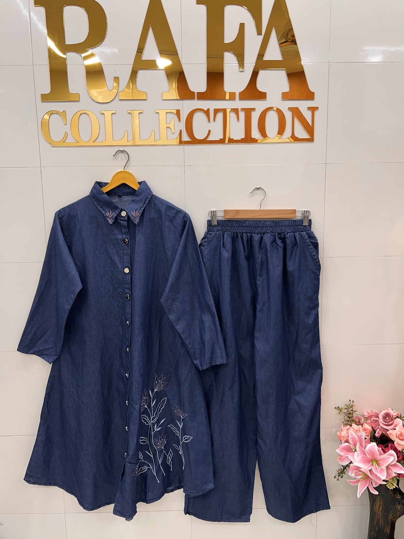Denim Embroided Co-Ord Sets 2774
