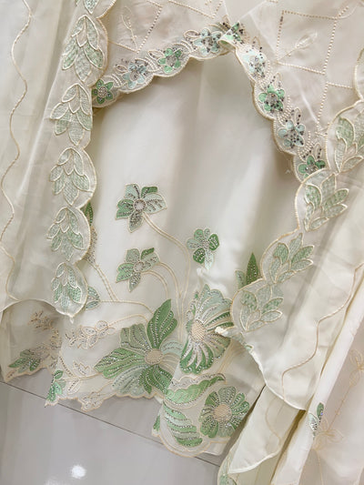 Embroidered  palazzo suits 2820