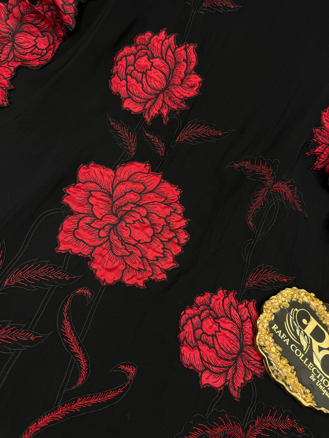 Organza patch work suits