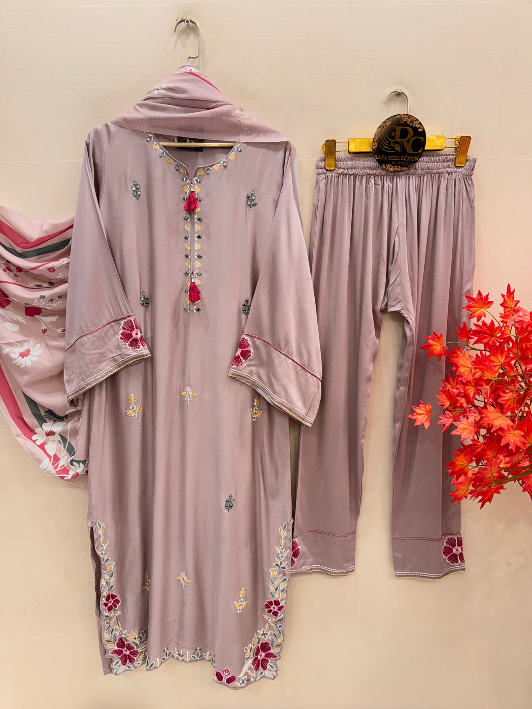 Embroidered Long Suits