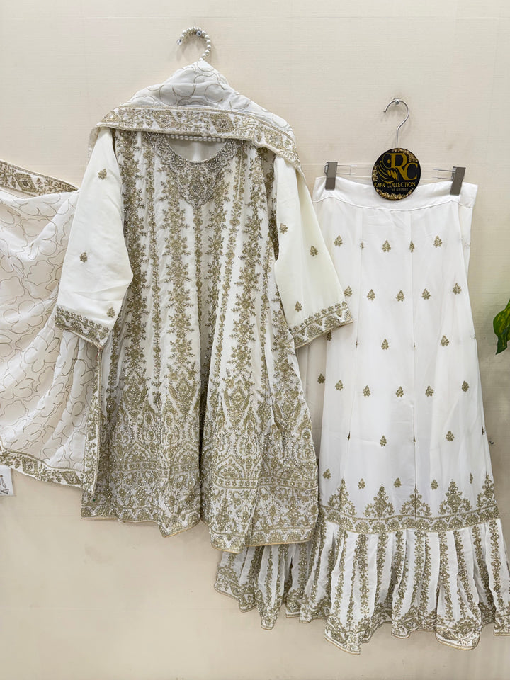 Pakistani Heavy farshi sharara suits