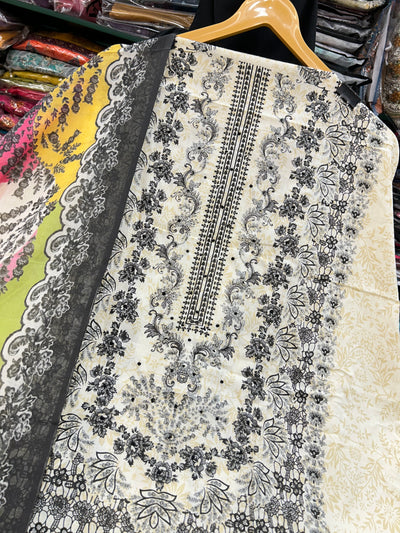 Cotton unstitch suits 2337