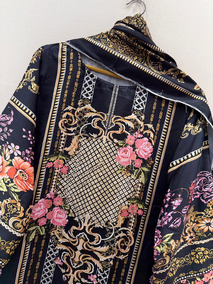 Satin Printed Suits
