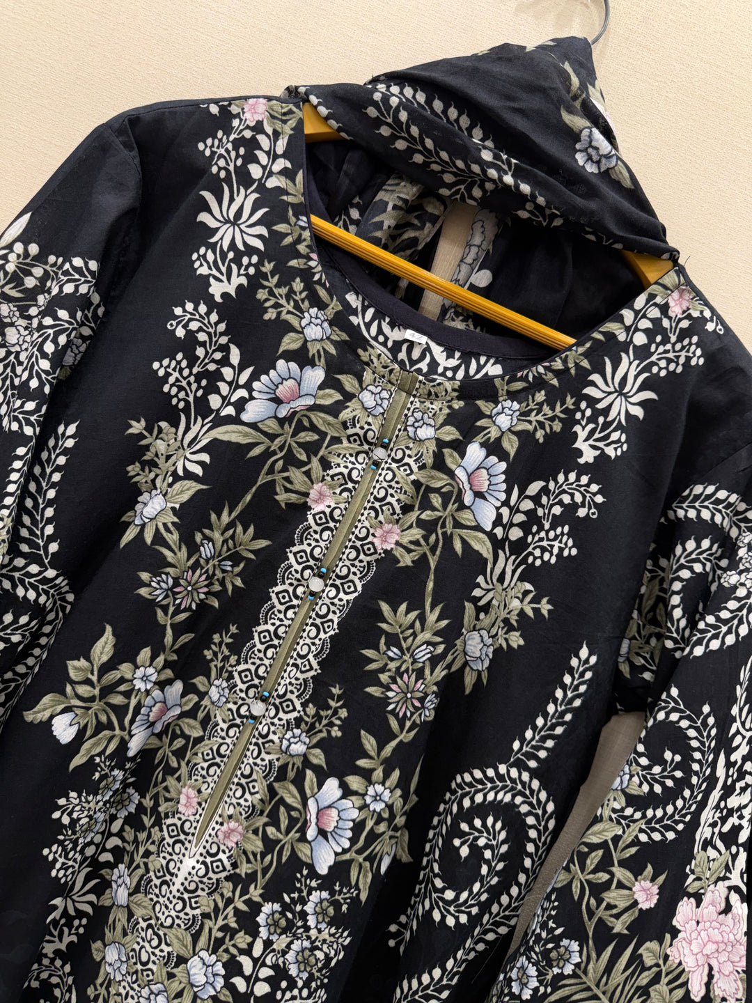 Cotton Pearl Work Suit for Women
 7011