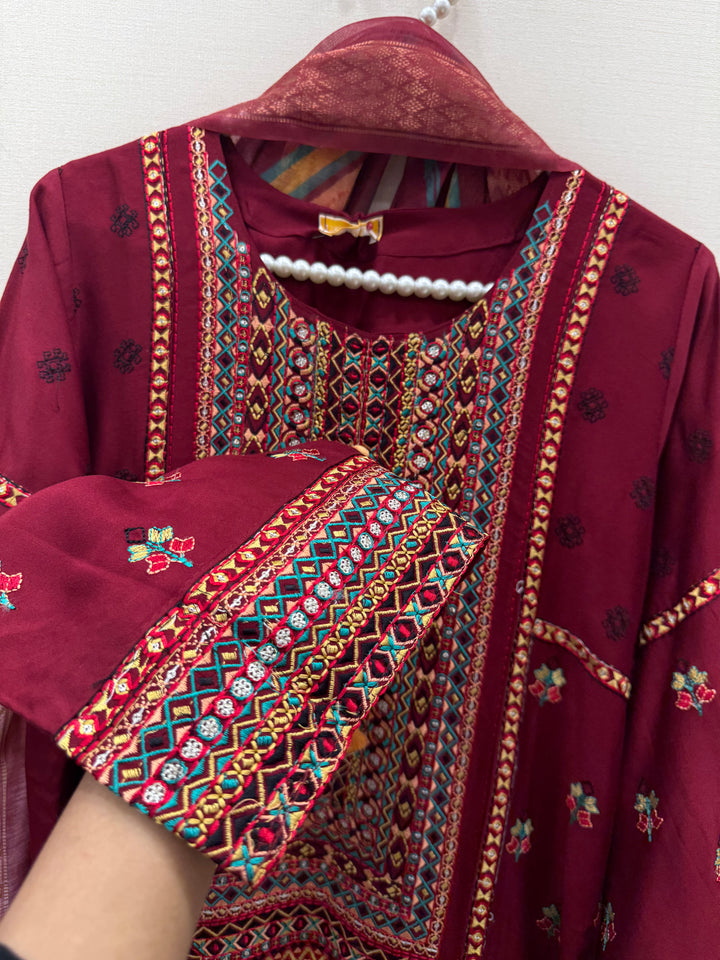 Afgani Embroidered Farshi suits