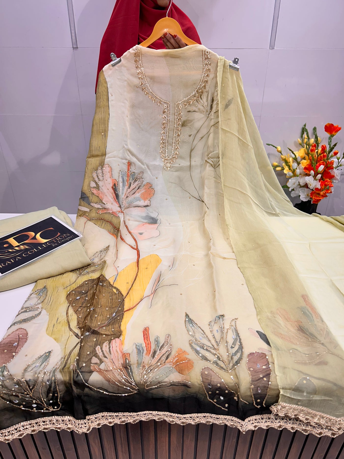 Pure Organza Suit 1640