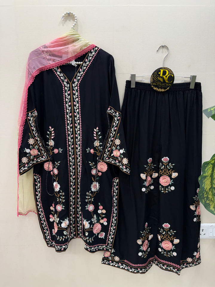 Embroided Pakistani plazzo suits