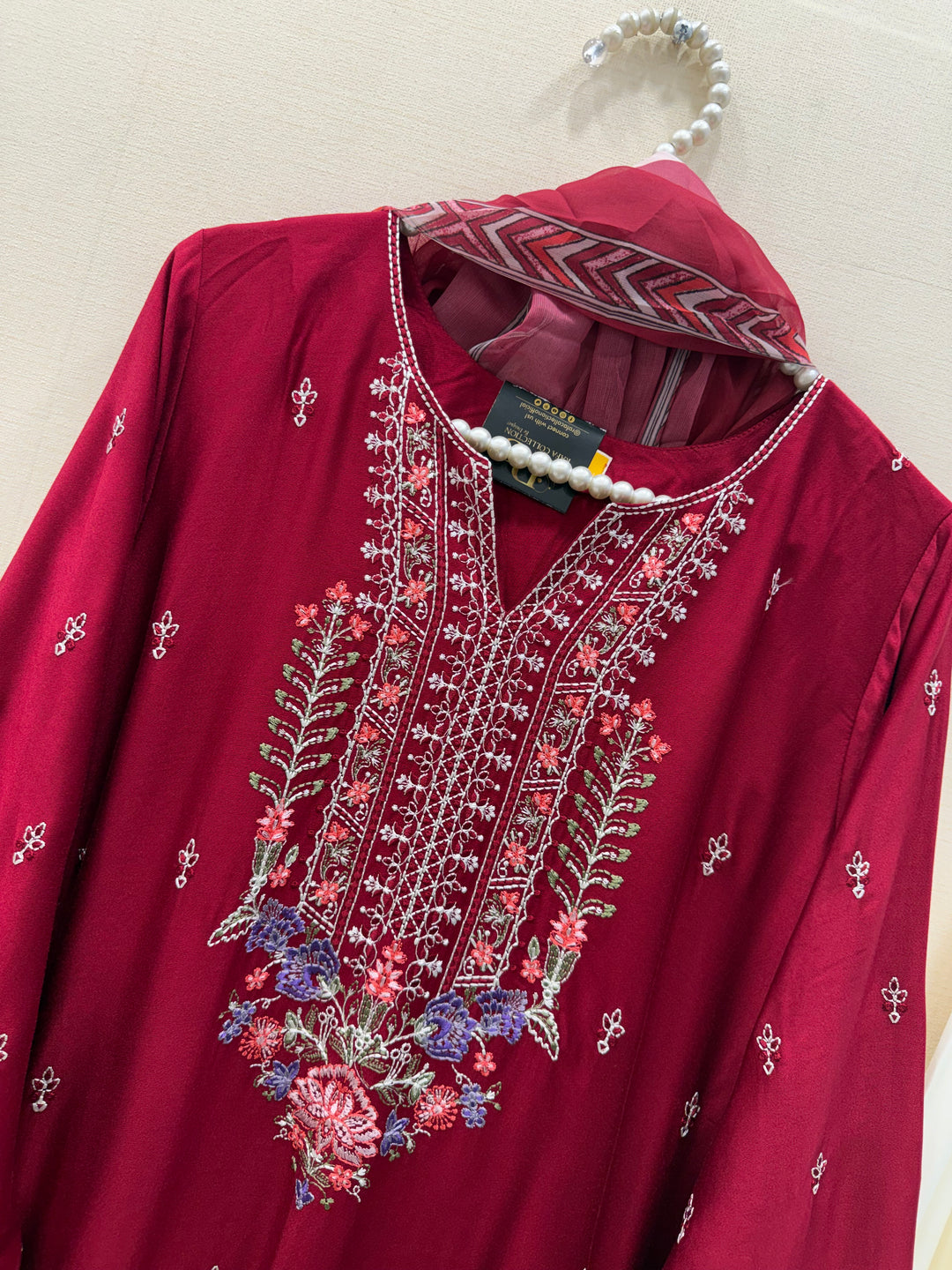 Embroidered palazzo Suits