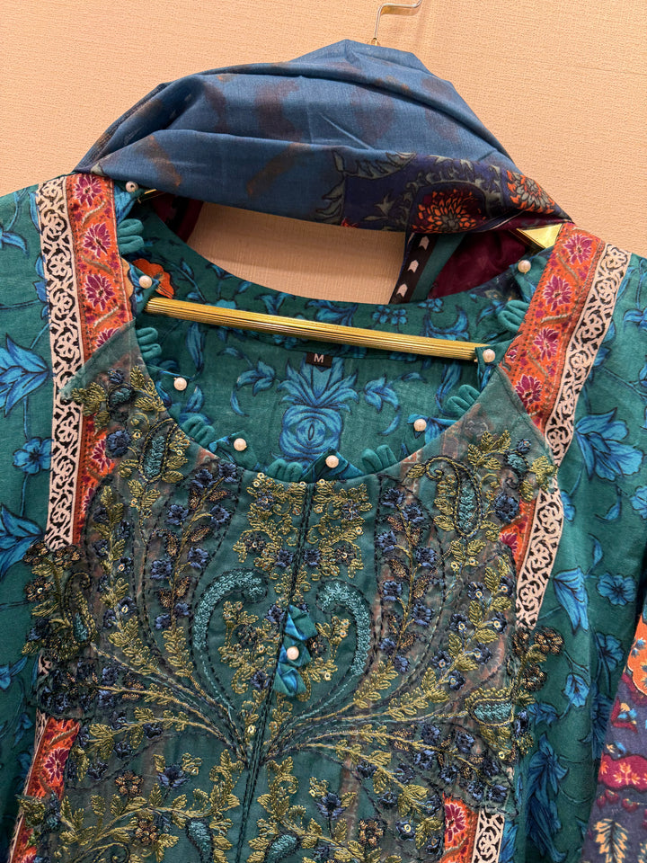 Cotton patch work suits for women 3006