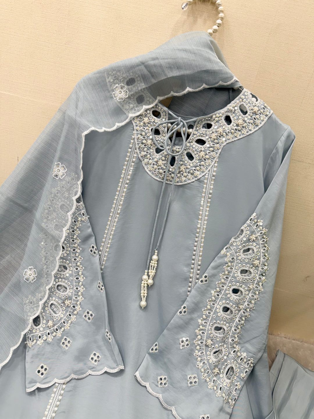 Premium cutwork long suits