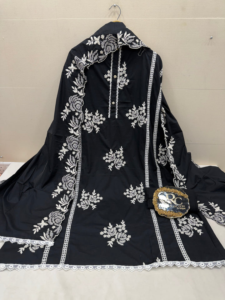 Cotton unstitched suits 3085