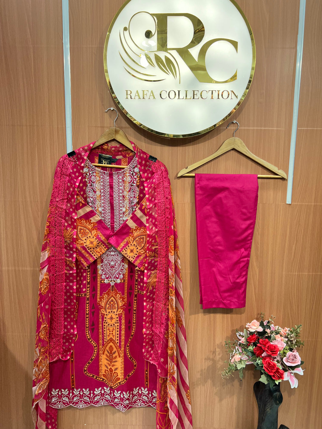 Cotton Embroidered suits 2541