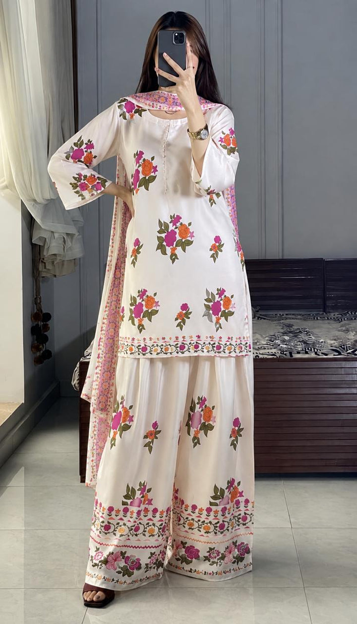 Satin Viral Farshi Suits