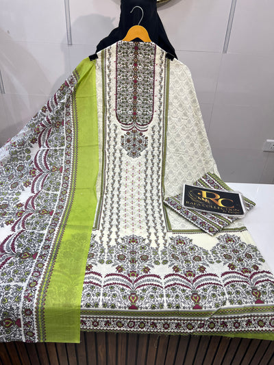 Cotton Unstich Suit 1381