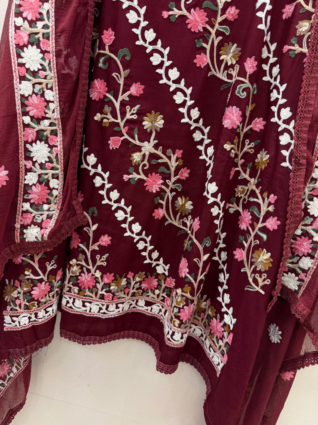 Kashmiri unstitched suits