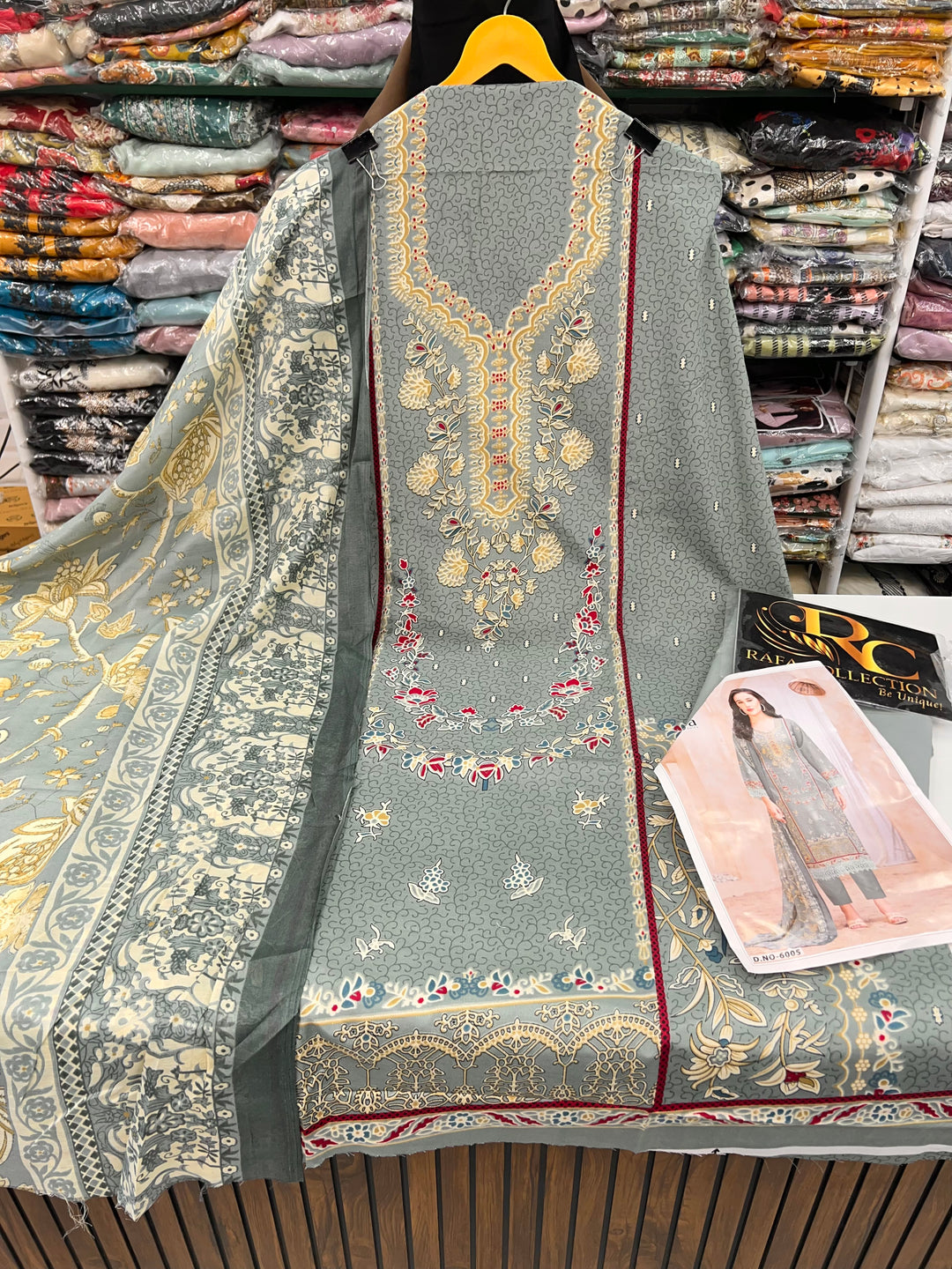 Cotton Printed suit 182852