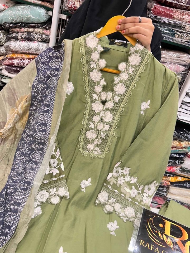 Embroidered Formals Suit 6005