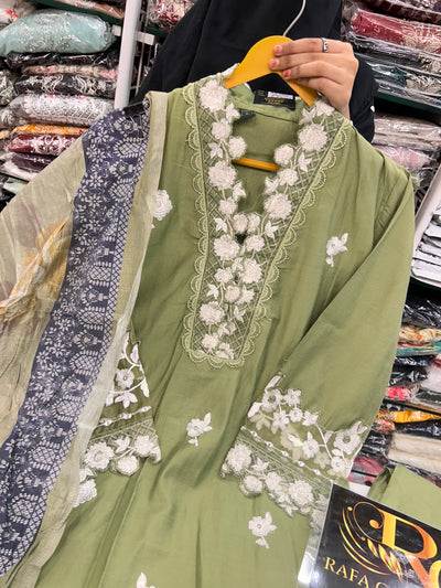 Embroidered Formals Suit 6005