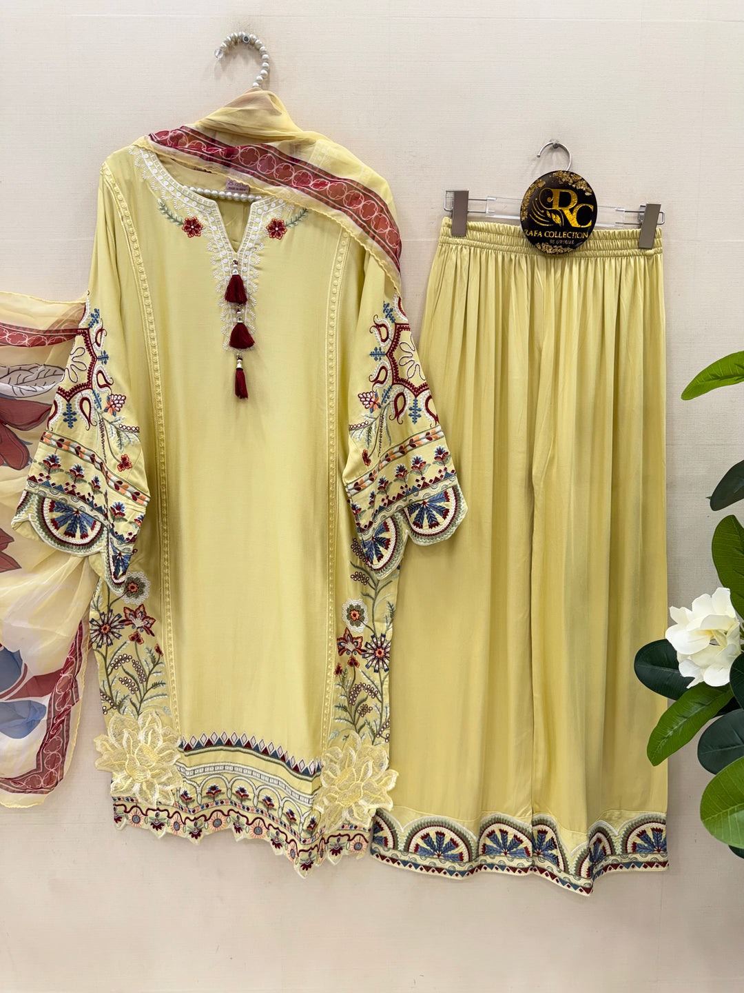 Embroidered Cutwork Suits