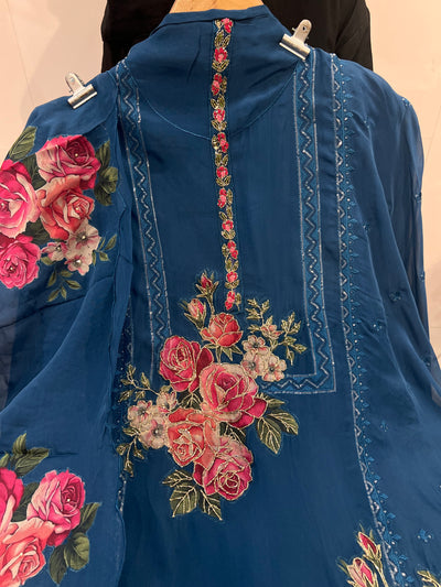 Organza Handwork Suit 1966