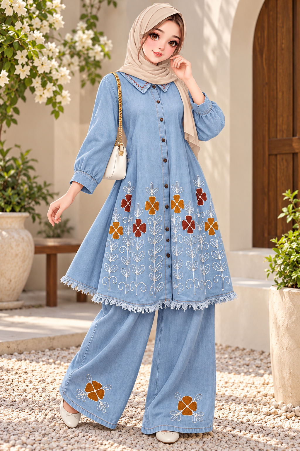 Denim co-ord sets