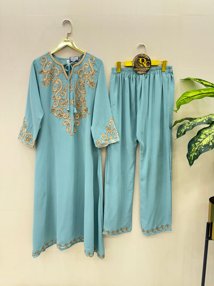 Imported embroided co-ord sets