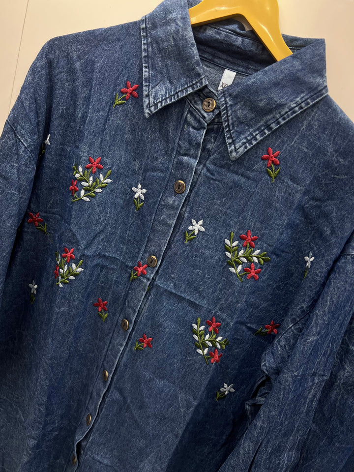 Denim co - ord set 907