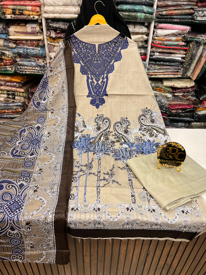 Cotton unstitched suits 2768