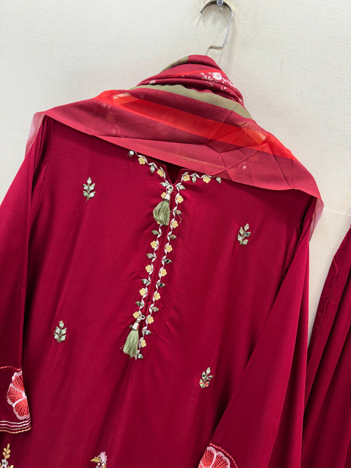 Embroidered Long Suits