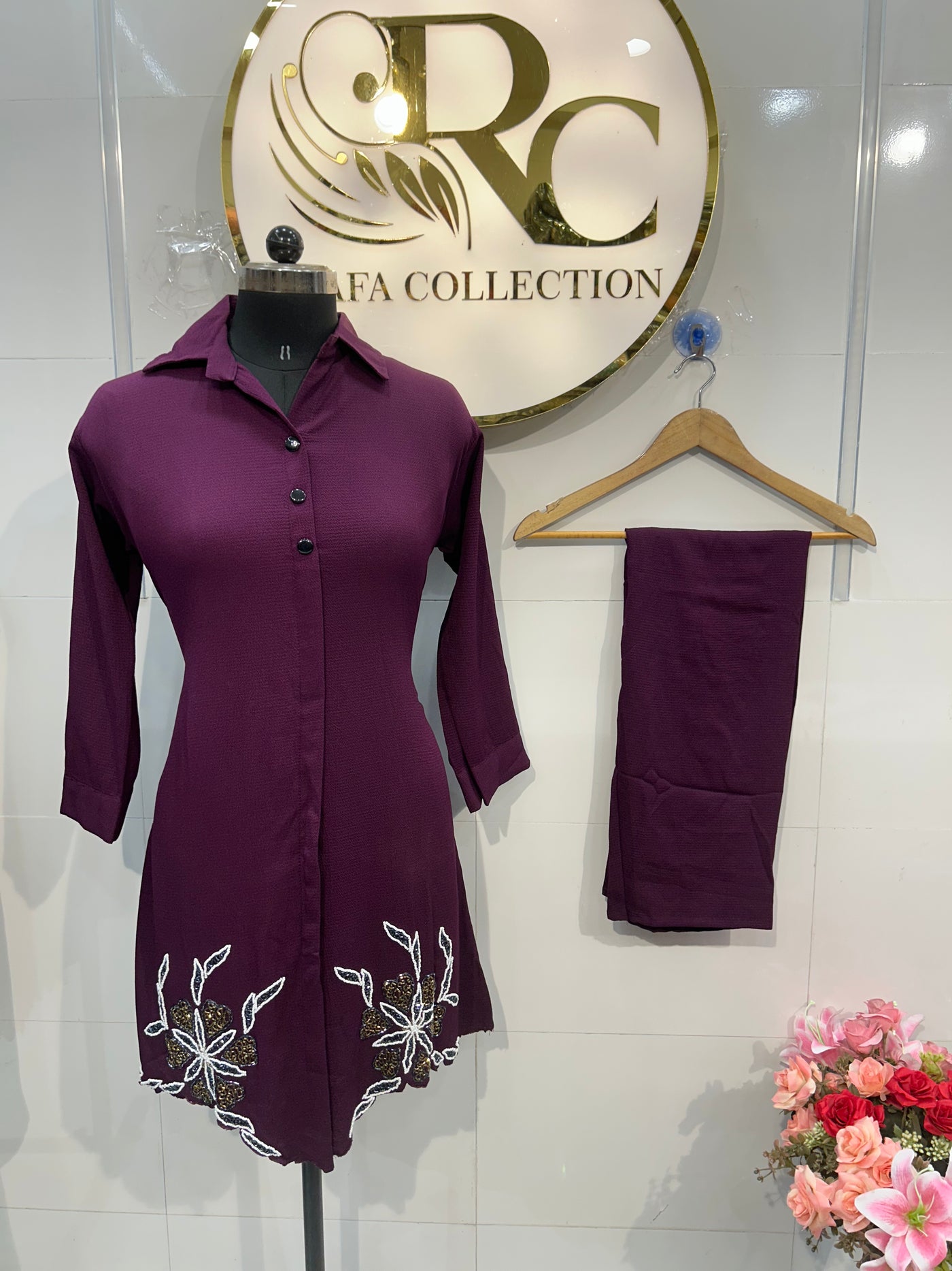 Crinkle Co-Ord Set 1171