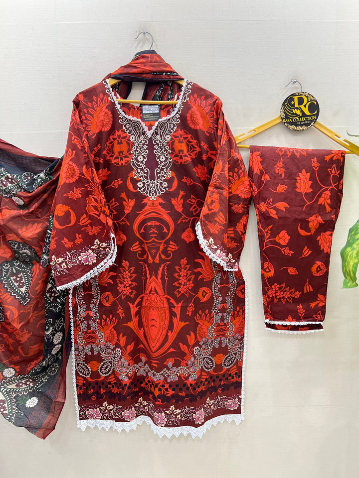 Cotton ready to wear suits