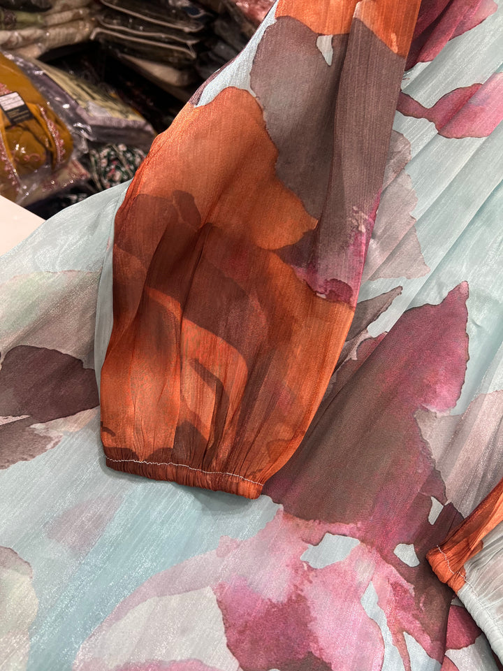 Organza imported gowns 2865