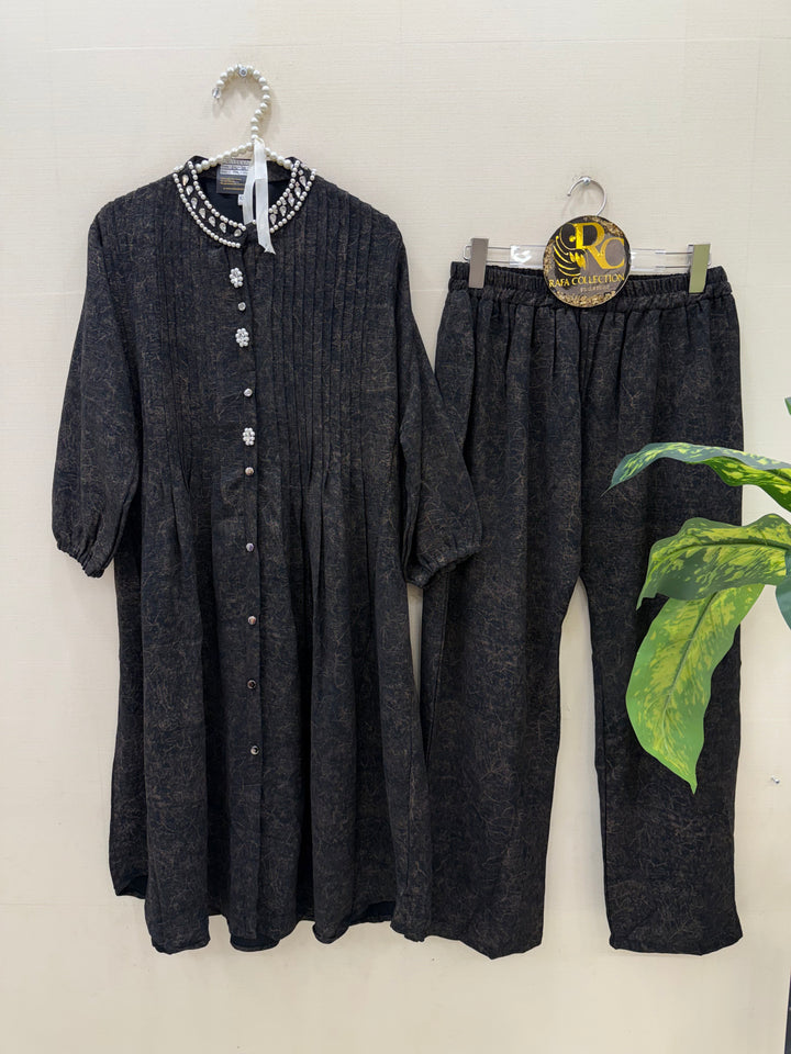 Imported crinkle Co-ord sets 3016