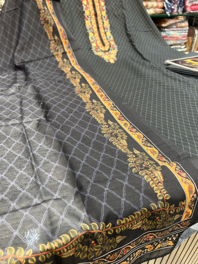 Cotton Unstitched Suit 1579
