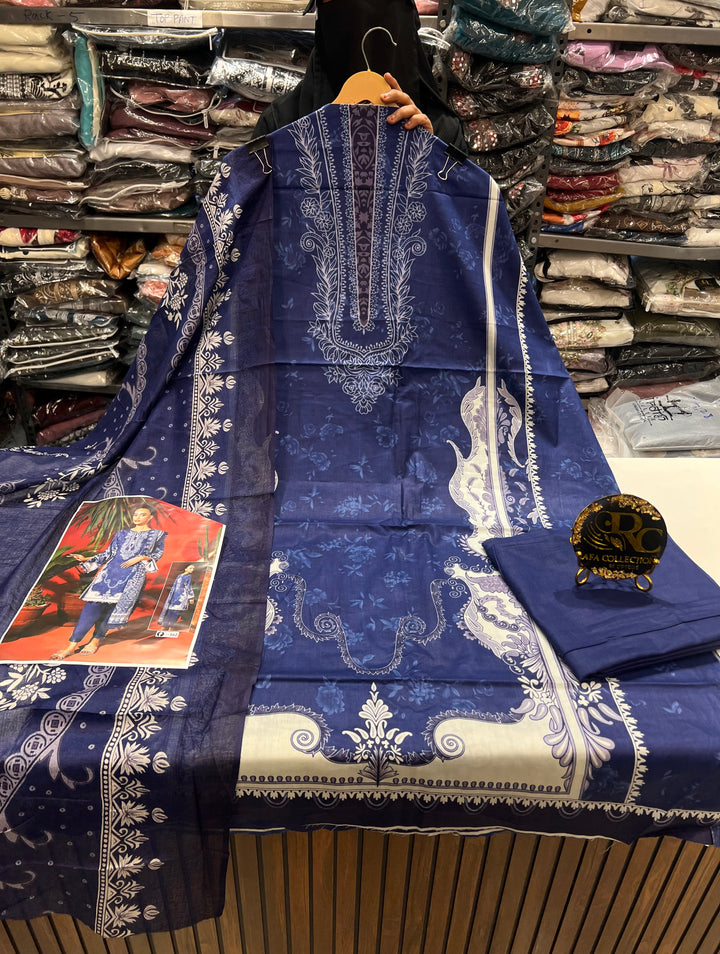 Cotton printed suits 3147