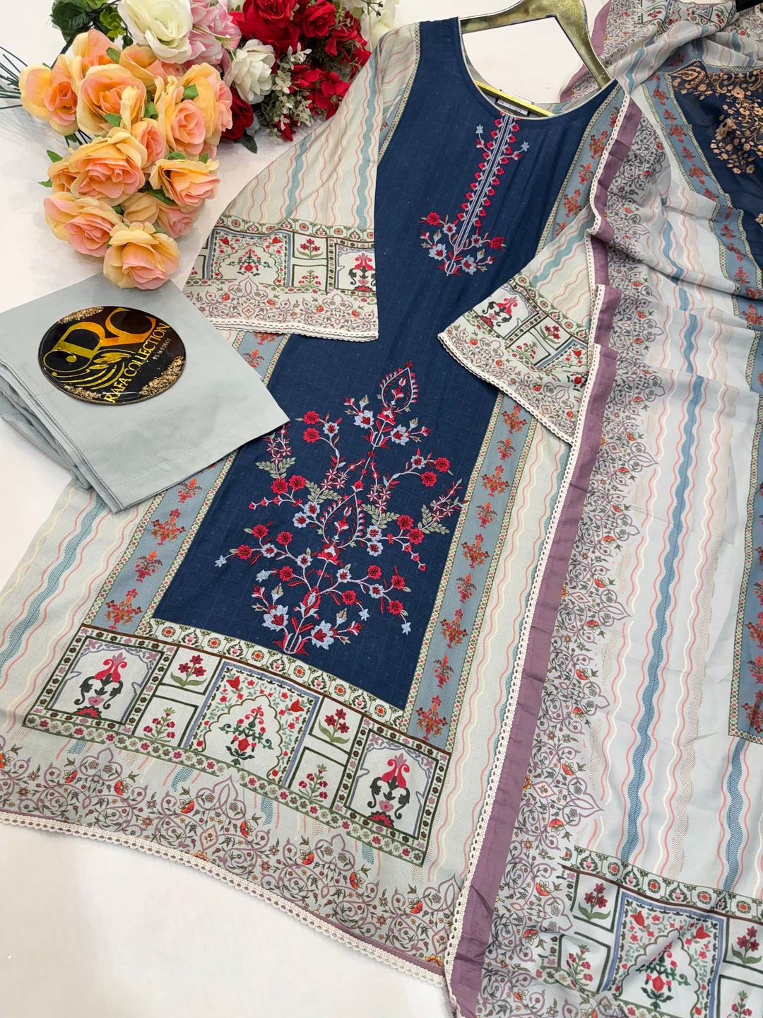 Cotton Embroidery Suits
