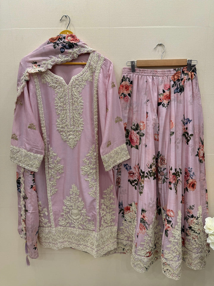 Party wear plazzo suits