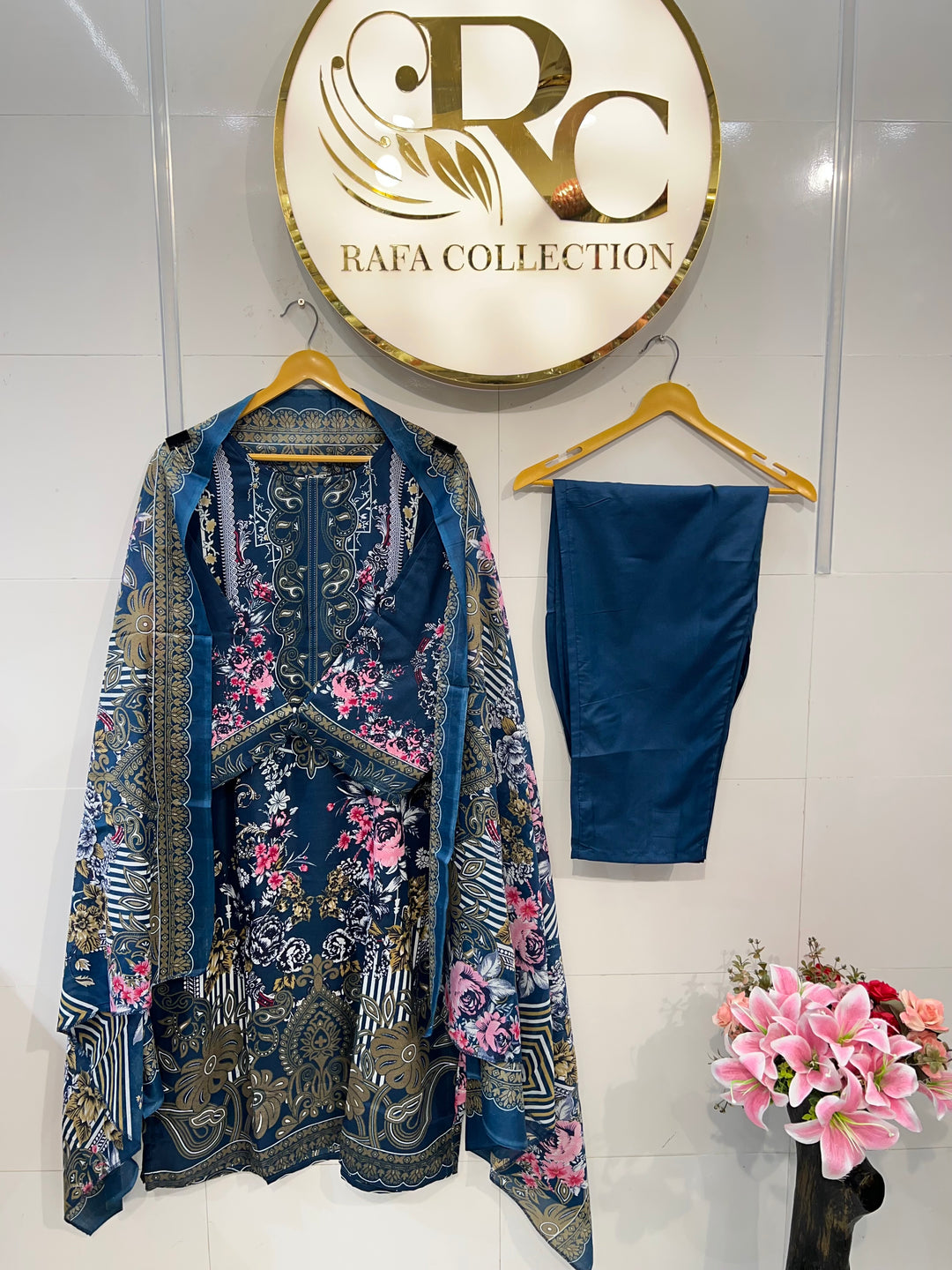 Semi cotton casual suits 2373