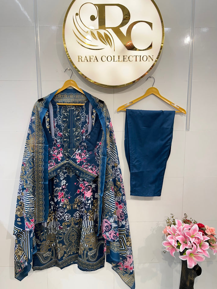 Semi cotton casual suits 2373