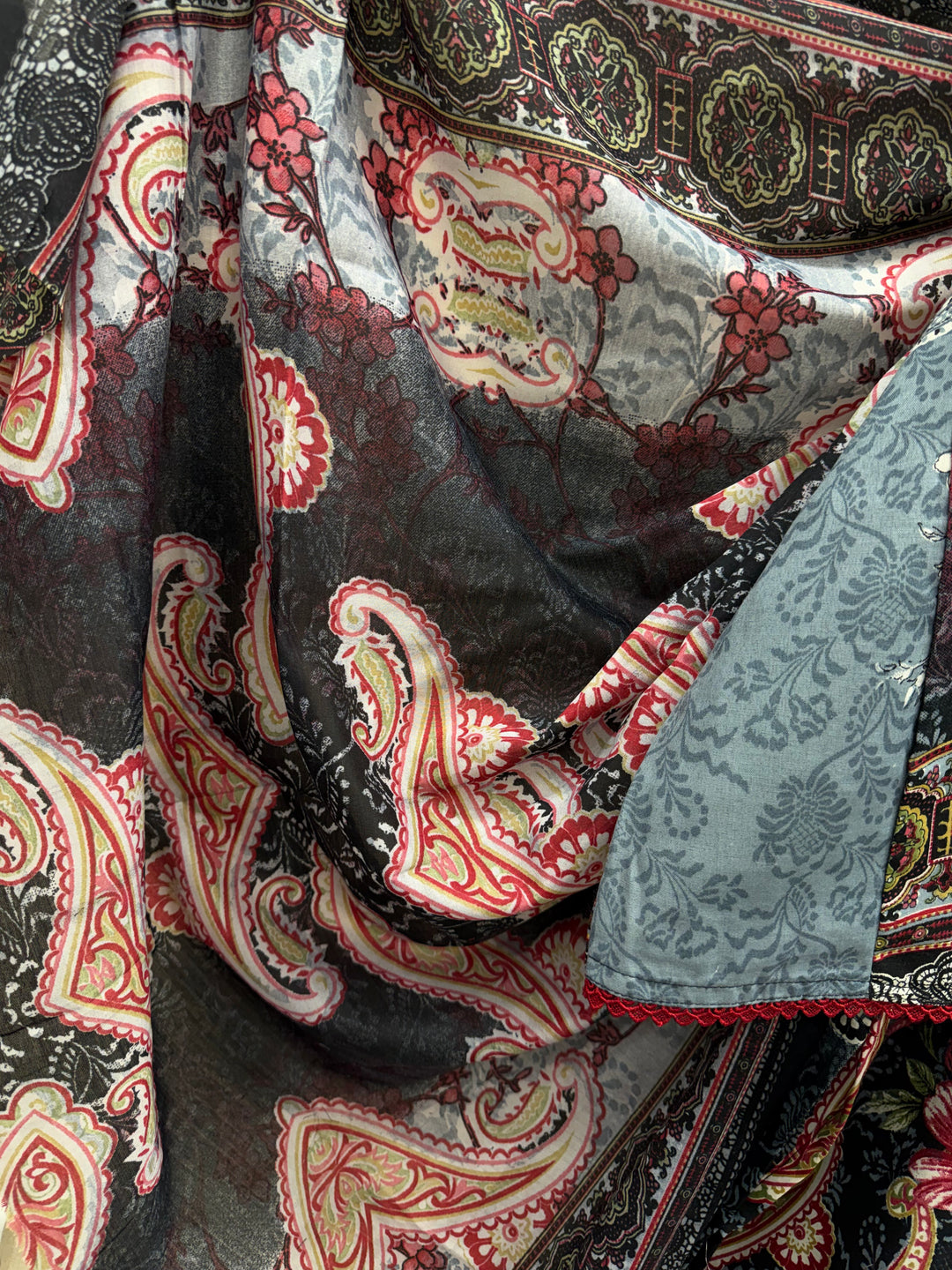Cotton printed suits 8005