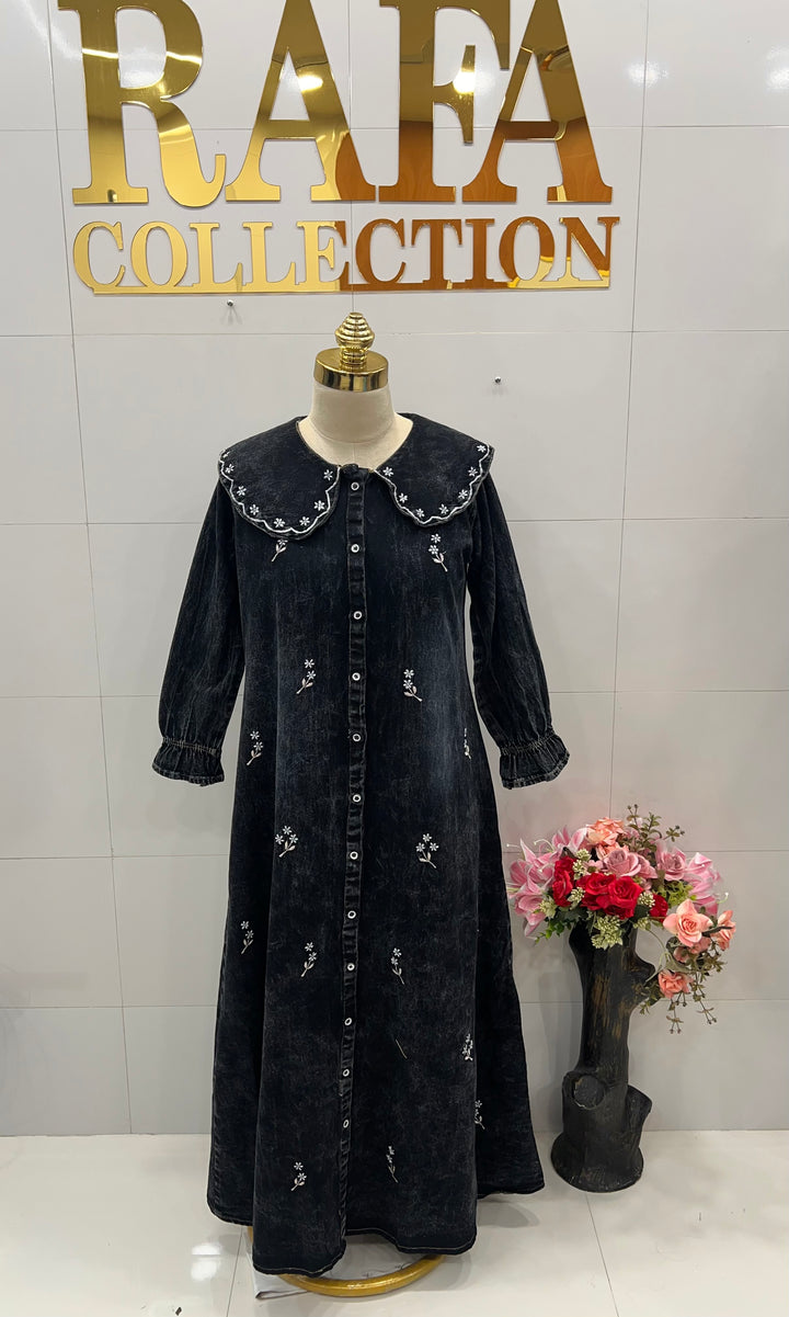 Denim long Gown 2760