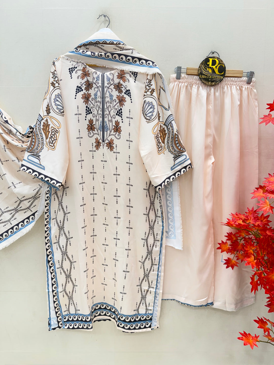 Satin Printed Suits