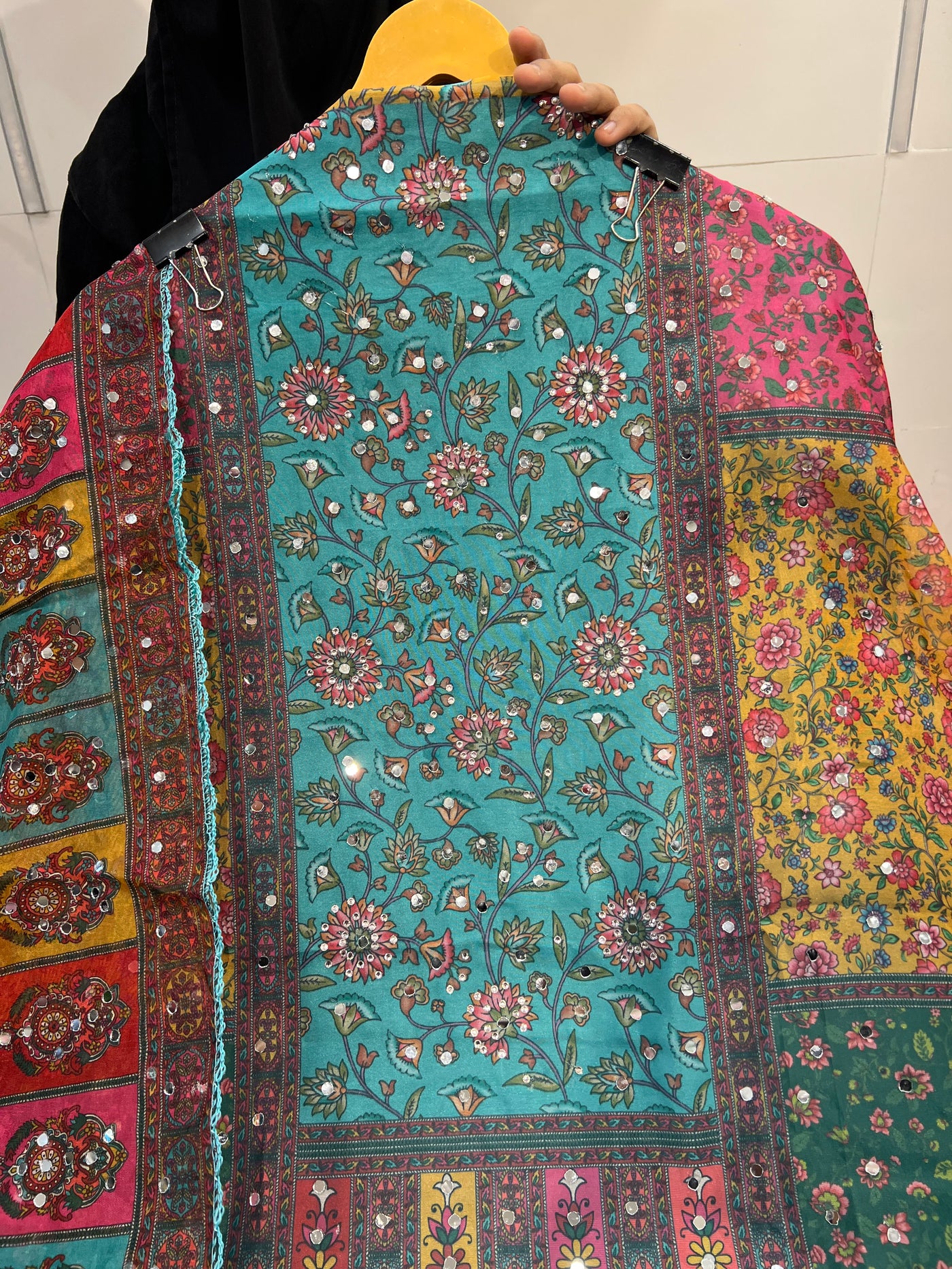 Organza Mirror Work Suit 1978