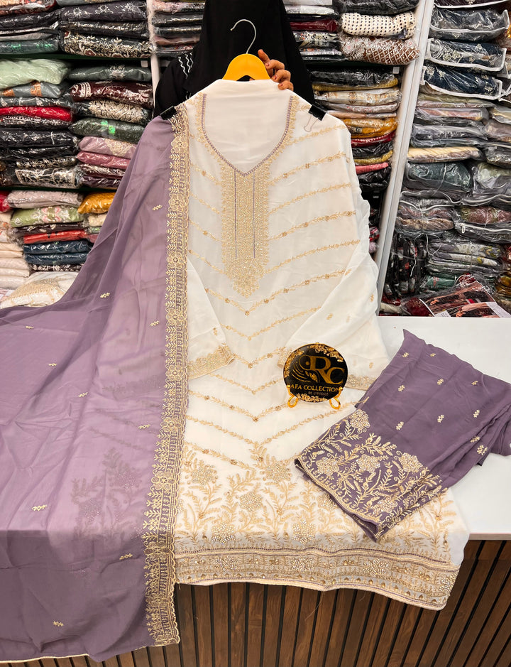 Georgette Unstitched Suits 845